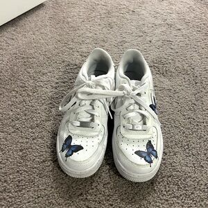 butterfly air force one nikes